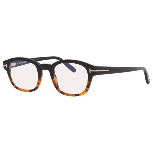 New Authentic Tom Ford FT5808-B/V 005 Square Eyeglasses - Picture 1 of 4